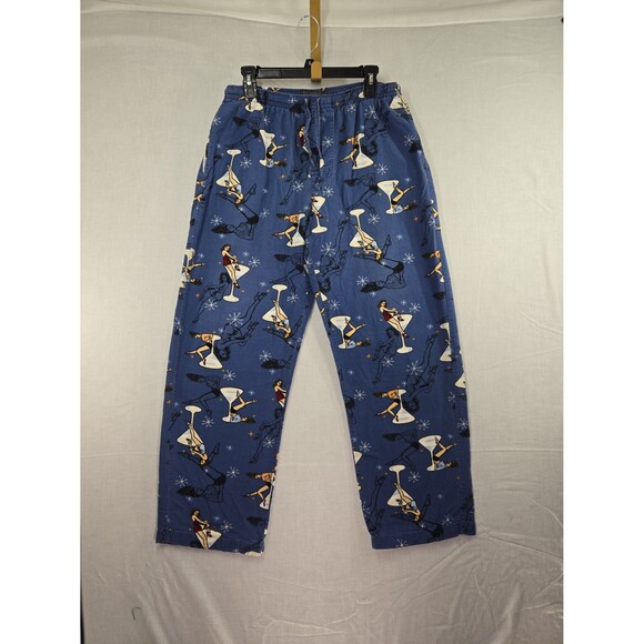 Croft & Barrow Pin Up Girl Lounge Sleep Pants Men's Medium Sleepwear Comfort - Picture 2 of 8